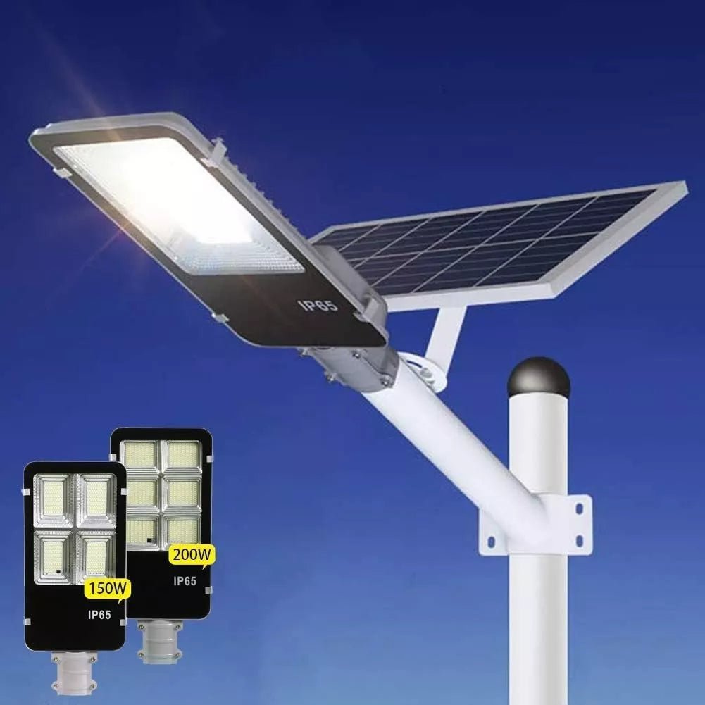 Foco Solar 200w Foco Potentes Sensor De Movimiento Exterior