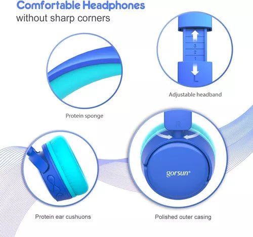 Auriculares Bluetooth Para Niños Con Micrófono Alta Calidad - TECNO MAT