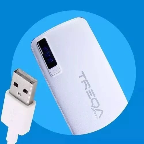 Cargador Portátil Power Bank 12800mah 3 Usb + Linterna - TECNO MAT