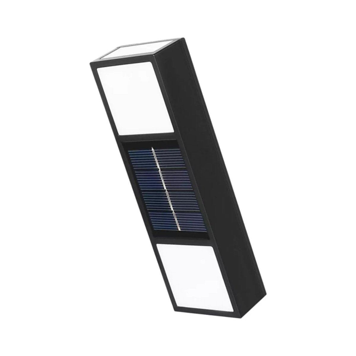 Foco Aplique Solar Led Decoración Fotocélula Horizontal X2 - TECNO MAT