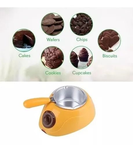 Maquina Para Hacer Chocolate Bombones Fondue + Accesorios - TECNO MAT