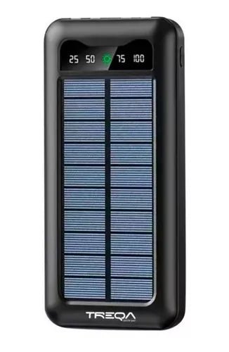 Power Bank Solar Treqa 10000 Mah Cables Integrados - TECNO MAT