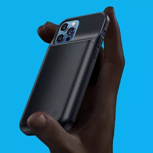 Power Case Para iPhone 12 Pro Max 4500mah Negro - TECNO MAT