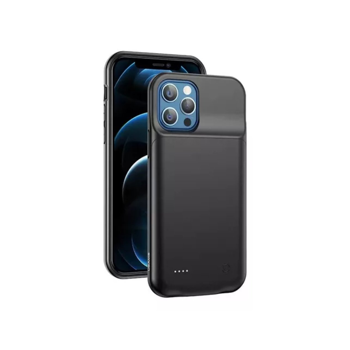 Power Case Para iPhone 12 Pro Max 4500mah Negro - TECNO MAT