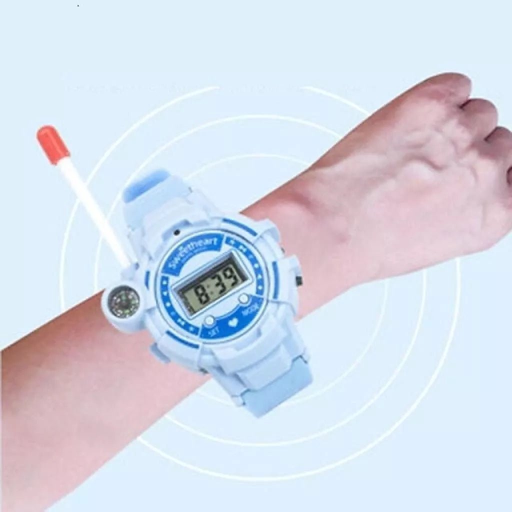 Reloj Digital Con Walkie Talkie Rosa Azul - TECNO MAT