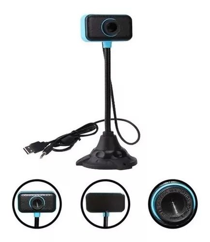 Webcam Usb 640x480p Con Micrófono Y Base - TECNO MAT
